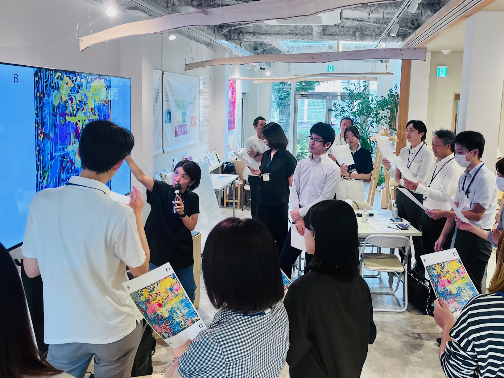 アートを通じて育む思考力・行動力・共創力!
豊島区×チームとしま合同研修「Kids=Artists的対話鑑賞」を開催