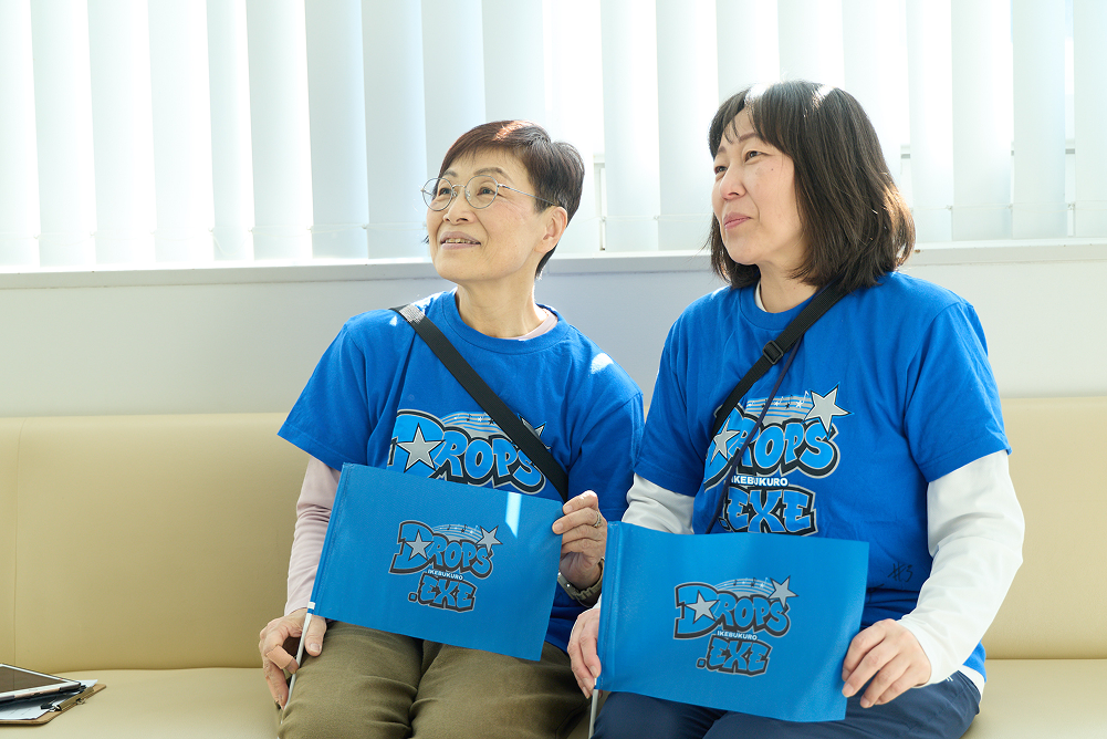 ミニバス委員会事務局・岩田さん（左）と小川さん（右）