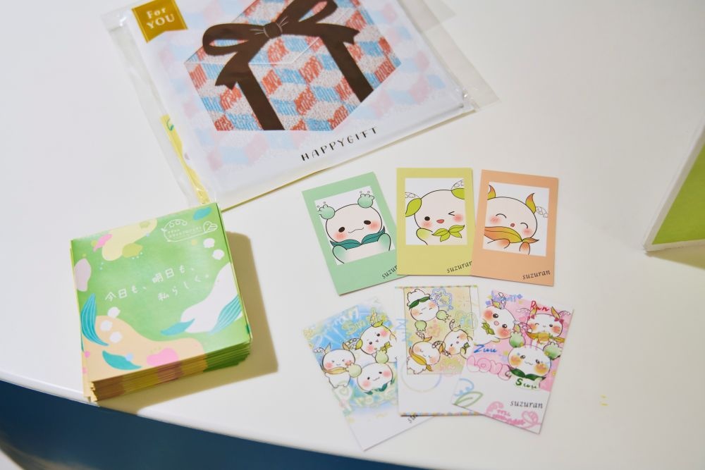 配付されたノベルティ