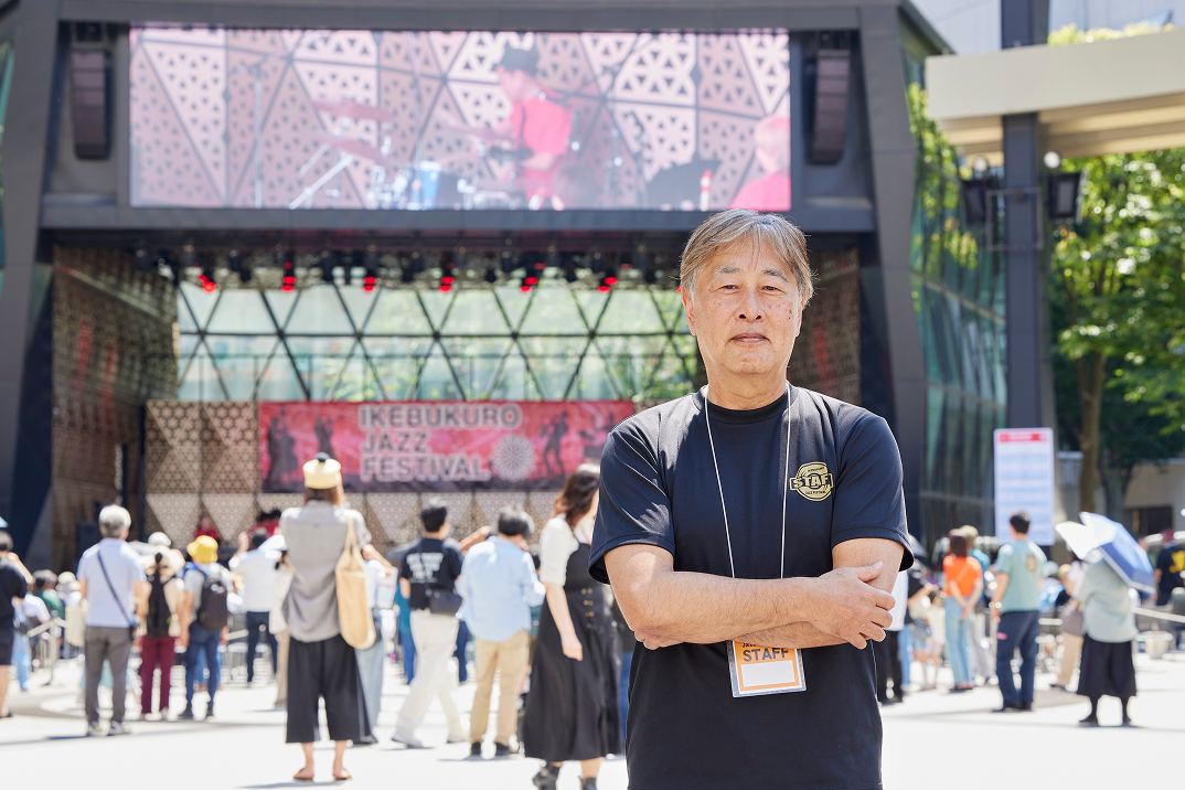 池袋ジャズフェスティバル実行委員長・山口さん