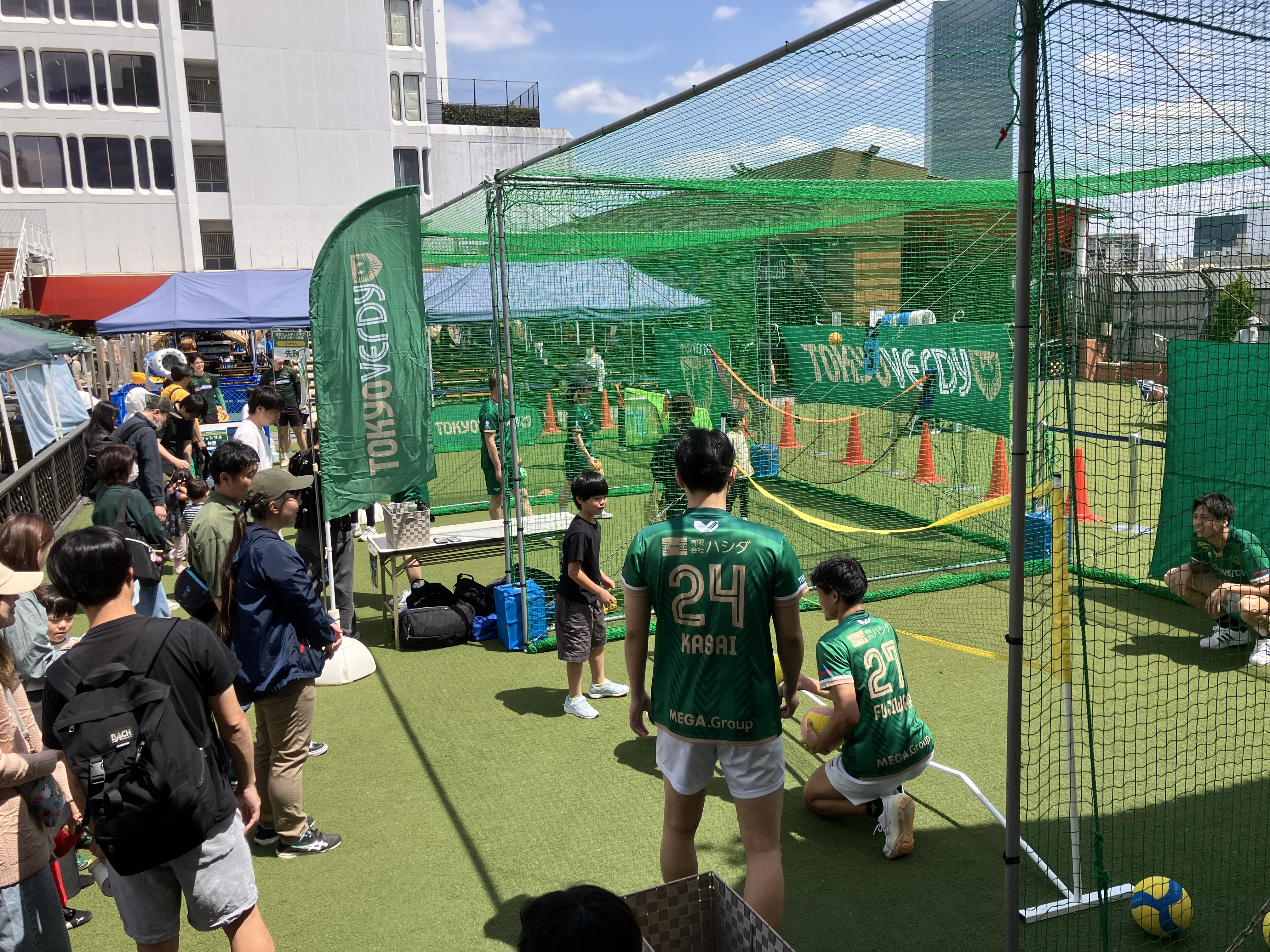 多くの子どもたちにさまざまなスポーツの機会を！
「東京ヴェルディクラブマルチスポーツ体験会in東武百貨店」